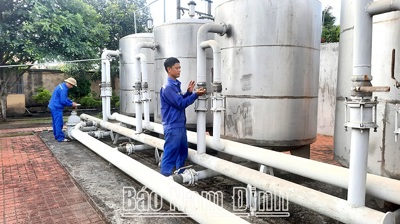 Nam Định: Hải Hậu đảm bảo tiến độ thực hiện các dự án đầu tư cấp nước sạch mới